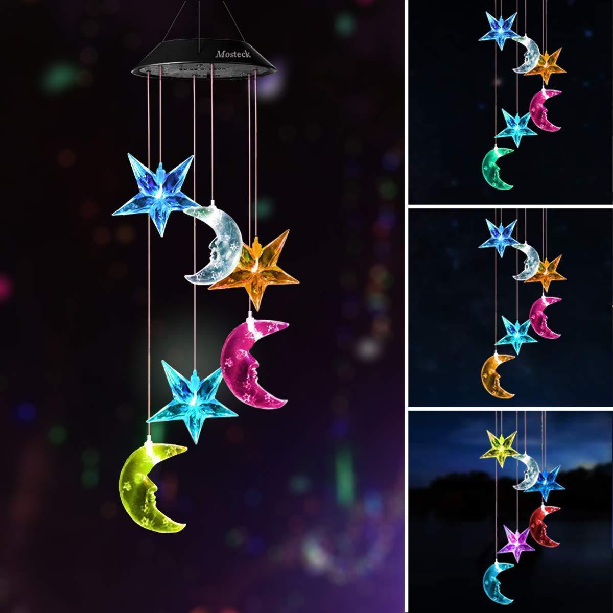 Moon & Stars Solar Light decoration Garden & Patio