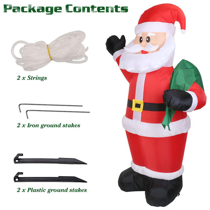 6.4ft Inflatable Christmas Giant Santa Claus __stock:50 Holiday Decor & Apparel refund_fee:1800