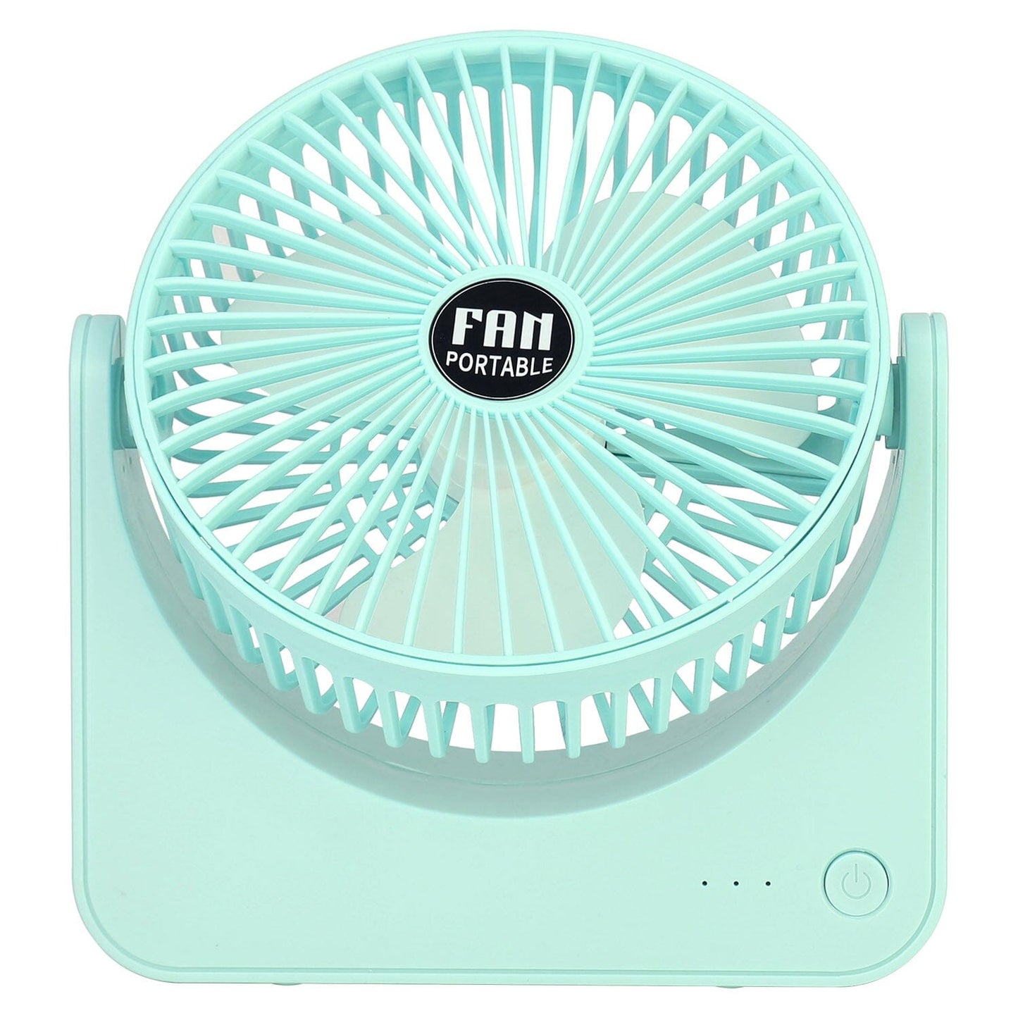 6.5" Desk Fan USB Powered 3 Speeds Light Green __stock:50 Household Appliances refund_fee:1200 Warranty