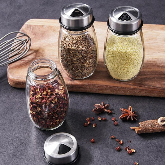 Kitchen Seasoning Jars (3 PCs) kitchen Kitchen & Dining