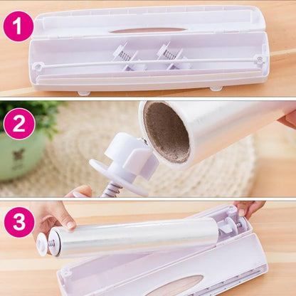 Plastic Wrap Cutter kitchen Kitchen & Dining