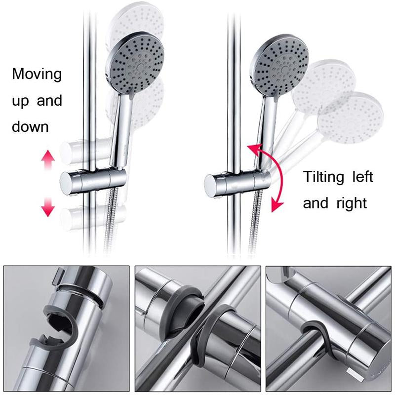 【SUMMER SALE:50% OFF】Adjustable Shower Head Holder For Slide Bar bathroom