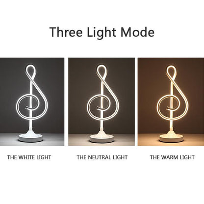 Musical Note Lamp Bedding smart home