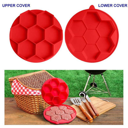 Hexagonal Burger Meat Mold kitchen Kitchen & Dining