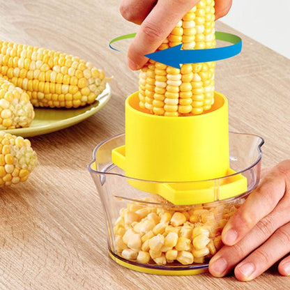 Cob Corn Stripper With Built-In Measuring Cup And Grater kitchen Kitchen & Dining