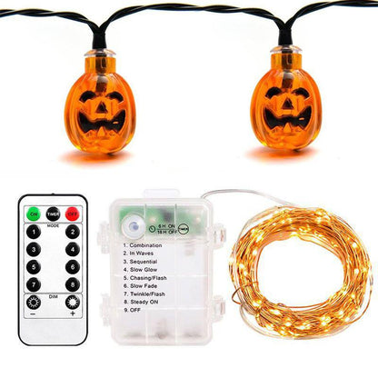 Halloween Pumpkin String Lights decoration Garden & Patio