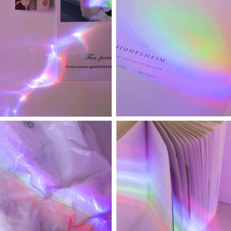 Shell-Shaped Rainbow Projector Bedding decoration