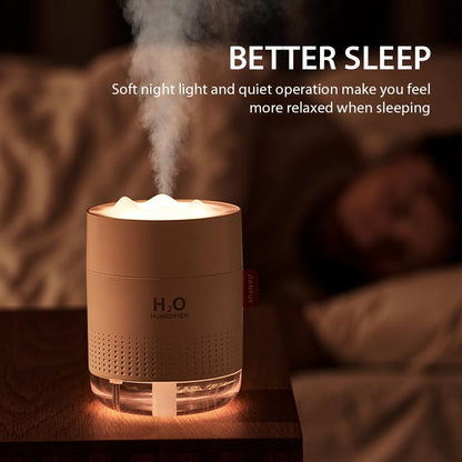 Mist Humidifier with Night Light Bedding smart home