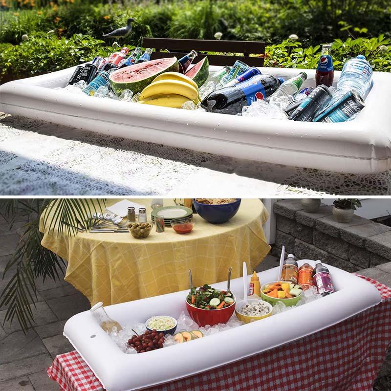 Inflatable Beer Drink Tray BBQ Picnic Pool kitchen Kitchen & Dining