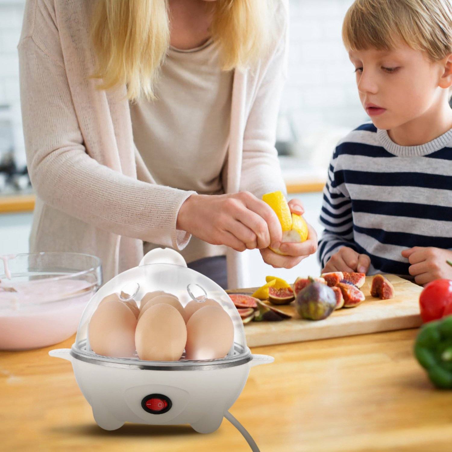 7 Capacity Electric Egg Cooker Kitchen & Dining Low stock refund_fee:1200 Warranty