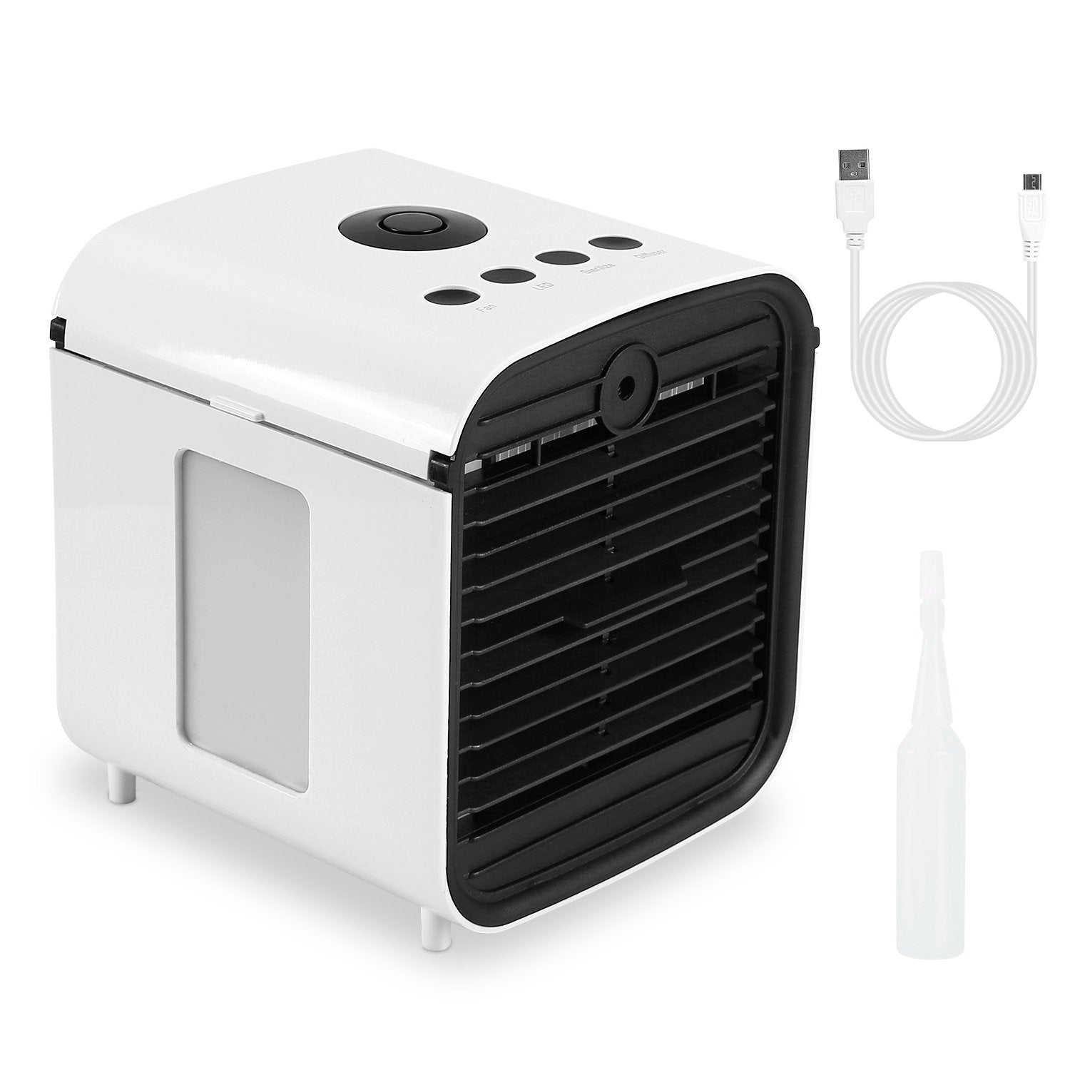 7-Color Change Portable Mini Air Conditioner Cooling Fan Household Appliances Low stock refund_fee:1800 Warranty