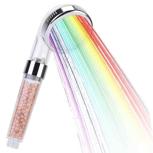 7 Color Changing Light Handheld Shower Head __stock:50 Bath Low stock refund_fee:1200 Warranty