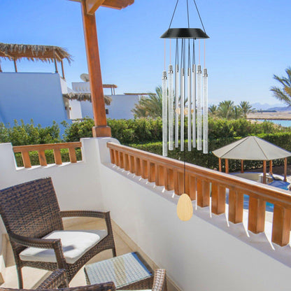 7 Color Changing Solar Wind Chime Lights __stock:50 Outdoor Lighting refund_fee:1200 Warranty