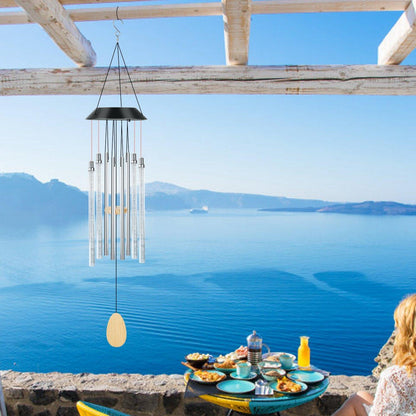 7 Color Changing Solar Wind Chime Lights __stock:50 Outdoor Lighting refund_fee:1200 Warranty