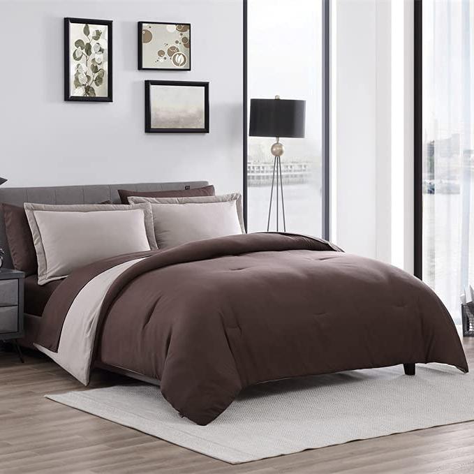 7-Piece Set: Chestnut Reversible Bed in a Bag Bedding Collection __label2:BOGO 30% OFF __stock:300 Bedding refund_fee:1800