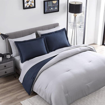 7-Piece Set: Chestnut Reversible Bed in a Bag Bedding Collection __label2:BOGO 30% OFF __stock:300 Bedding refund_fee:1800