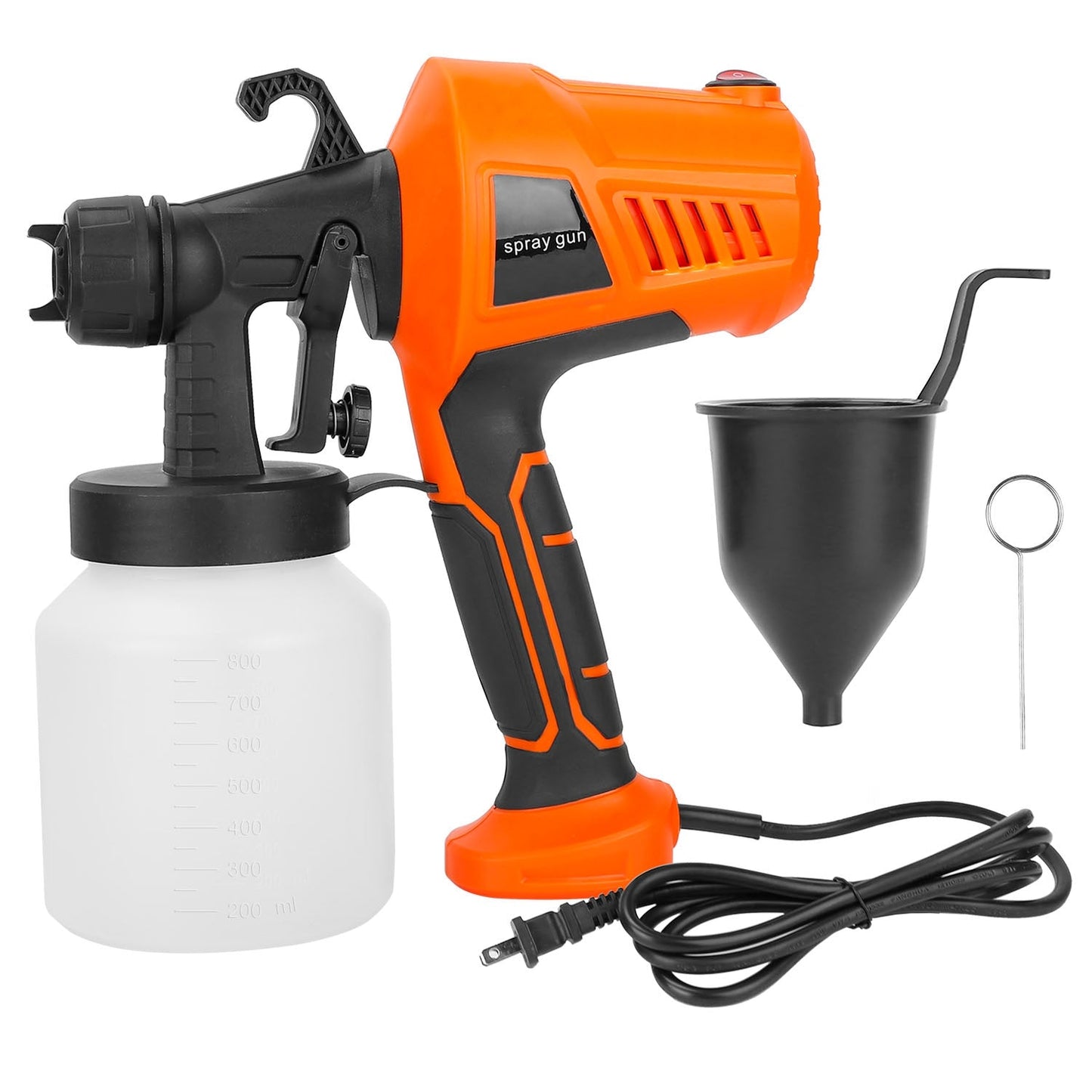 700W Electric Paint Sprayer Handheld HVLP Spray Painter __stock:100 Home Improvement refund_fee:1800 Warranty