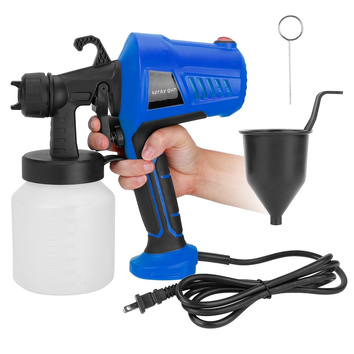 700W Electric Paint Sprayer Handheld HVLP Spray Painter __stock:100 Home Improvement refund_fee:1800 Warranty