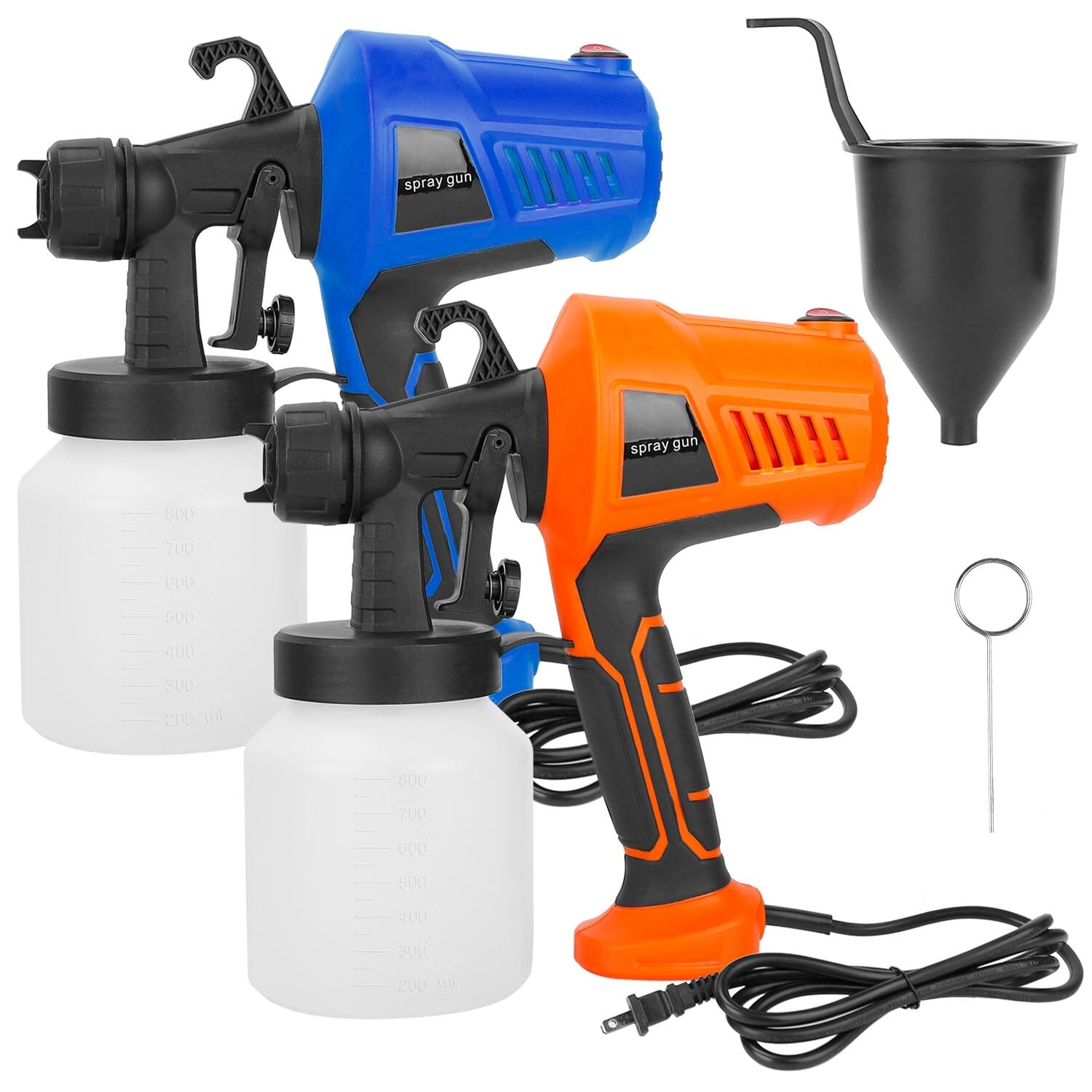 700W Electric Paint Sprayer Handheld with 3 Spray Patterns 800ml __stock:100 Home Improvement refund_fee:1800 Warranty