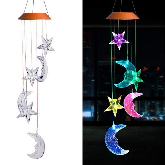 Moon & Stars Solar Light decoration Garden & Patio