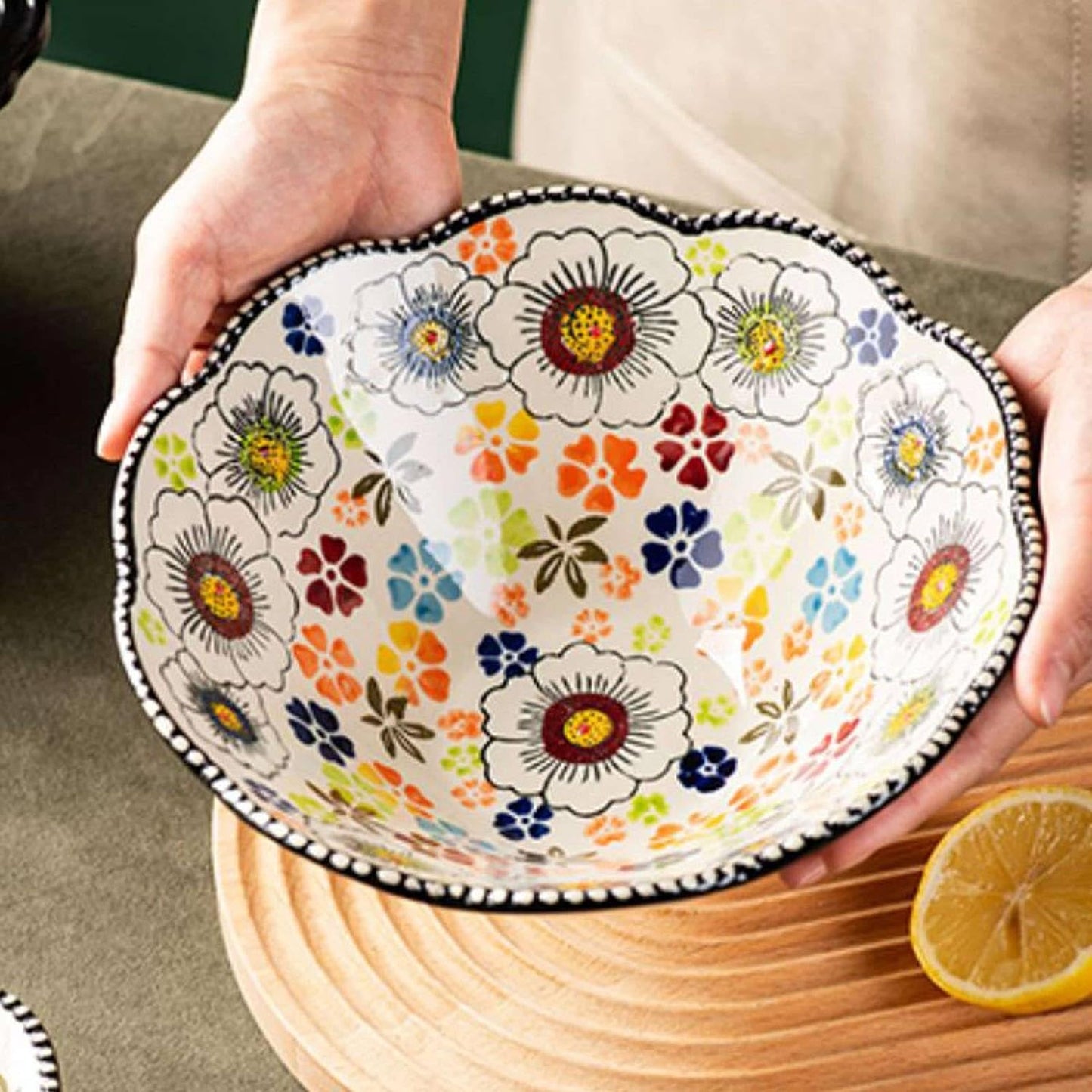 The Blooming of Oz Embossed Ceramic Bowls