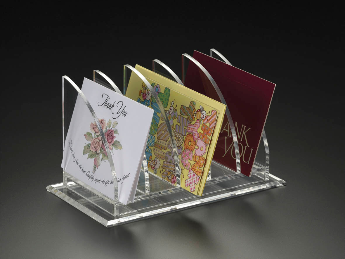 5-Compartment Greeting Card/Letter Holder Clearance