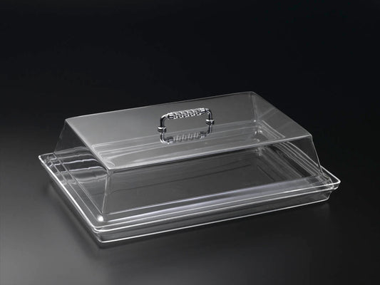 17 X 11 Pastry Tray W/ Cover (Set)