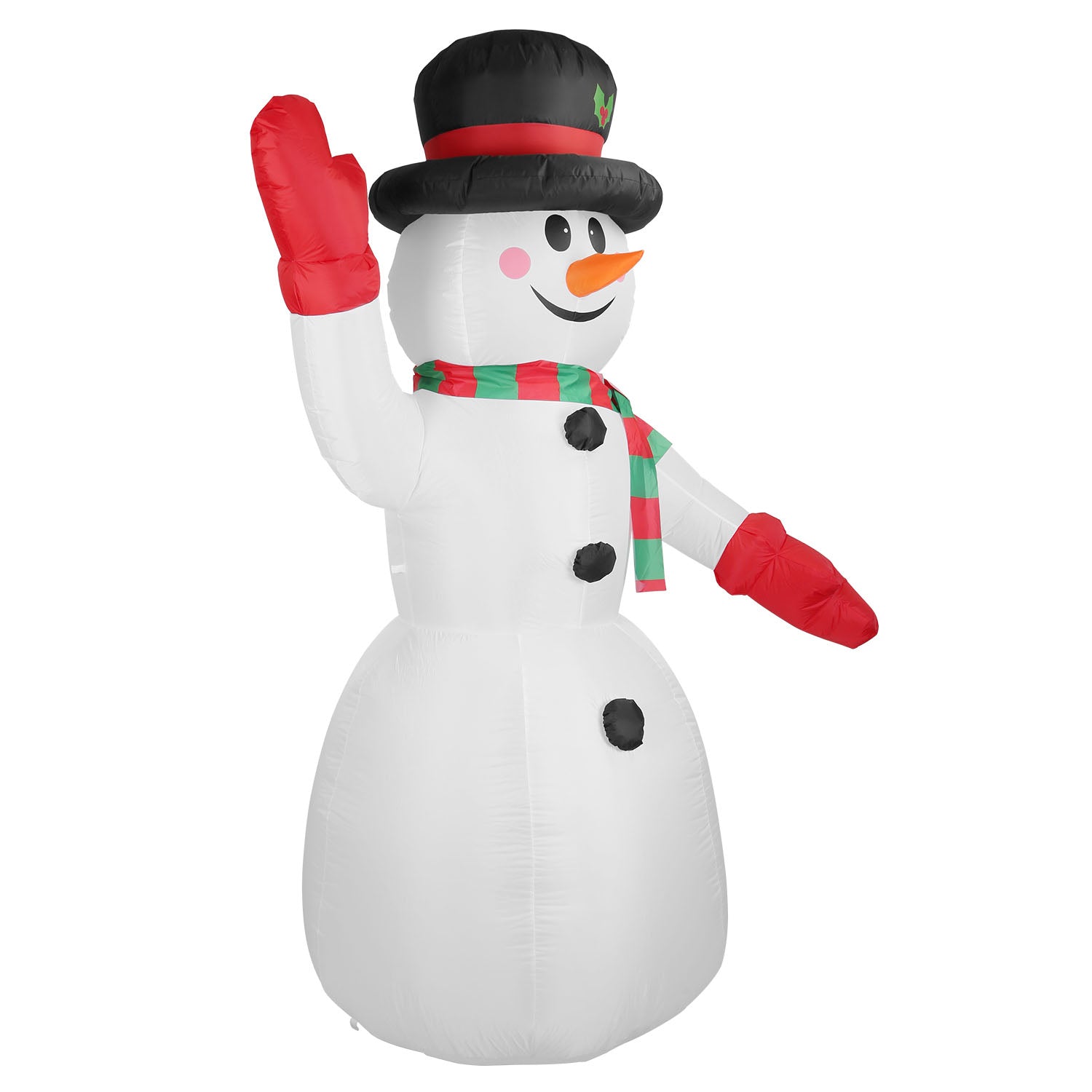 7.9ft Christmas Inflatable Giant Snowman Blow Up with LED Lights Hat Scarf __stock:50 Holiday Decor & Apparel refund_fee:1800 Warranty