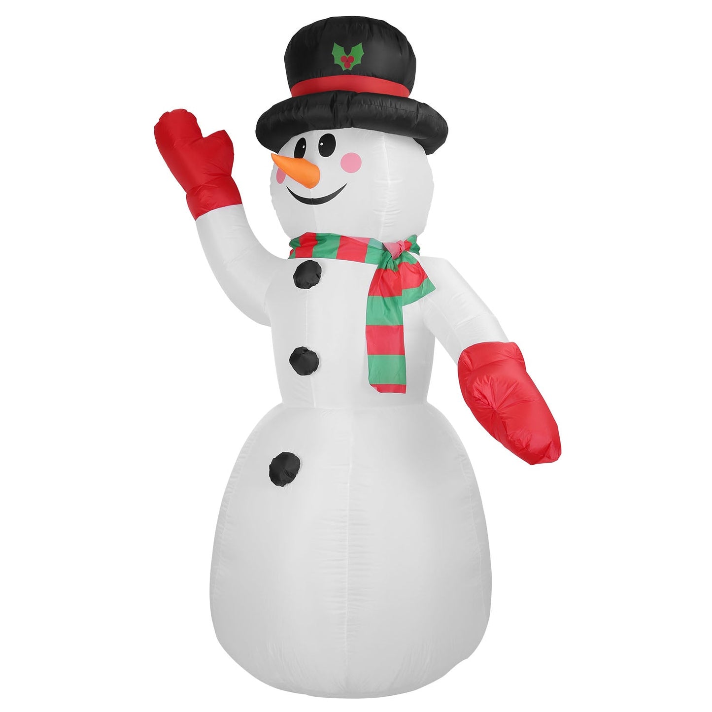 7.9ft Christmas Inflatable Giant Snowman Blow Up with LED Lights Hat Scarf __stock:50 Holiday Decor & Apparel refund_fee:1800 Warranty