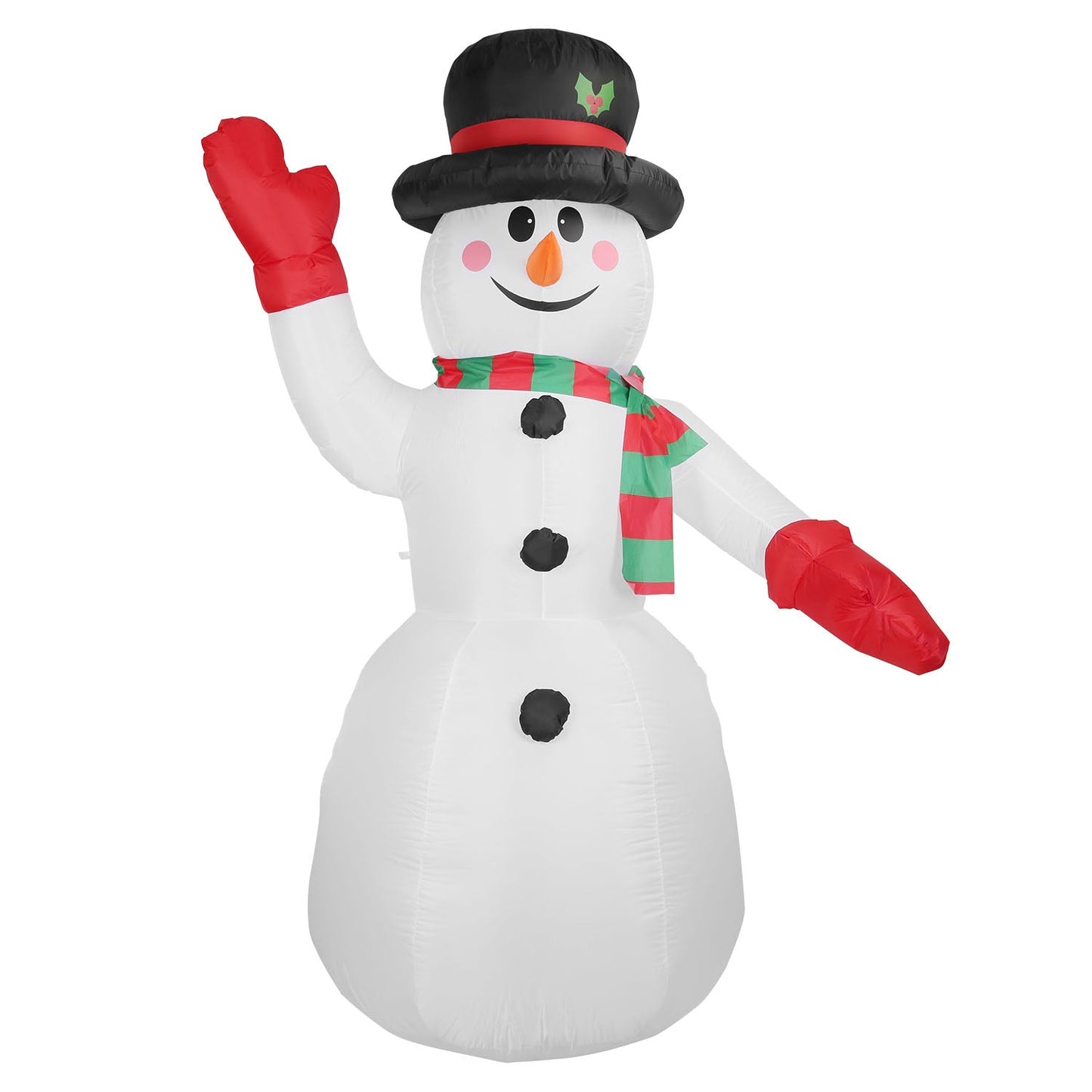 7.9ft Christmas Inflatable Giant Snowman Blow Up with LED Lights Hat Scarf __stock:50 Holiday Decor & Apparel refund_fee:1800 Warranty