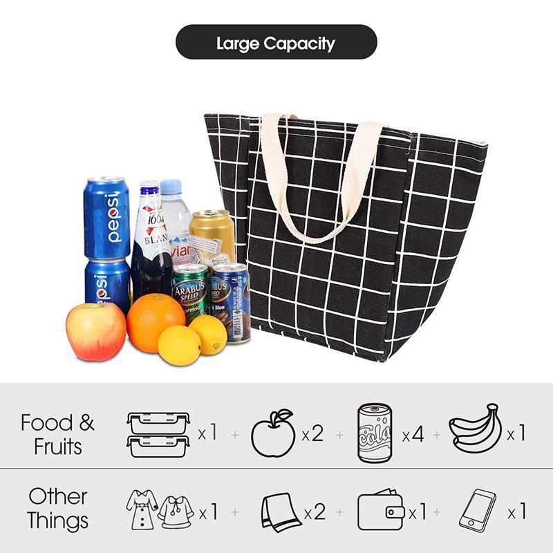 Reusable Lunch Bag Insulated Lunch Box kitchen Kitchen & Dining