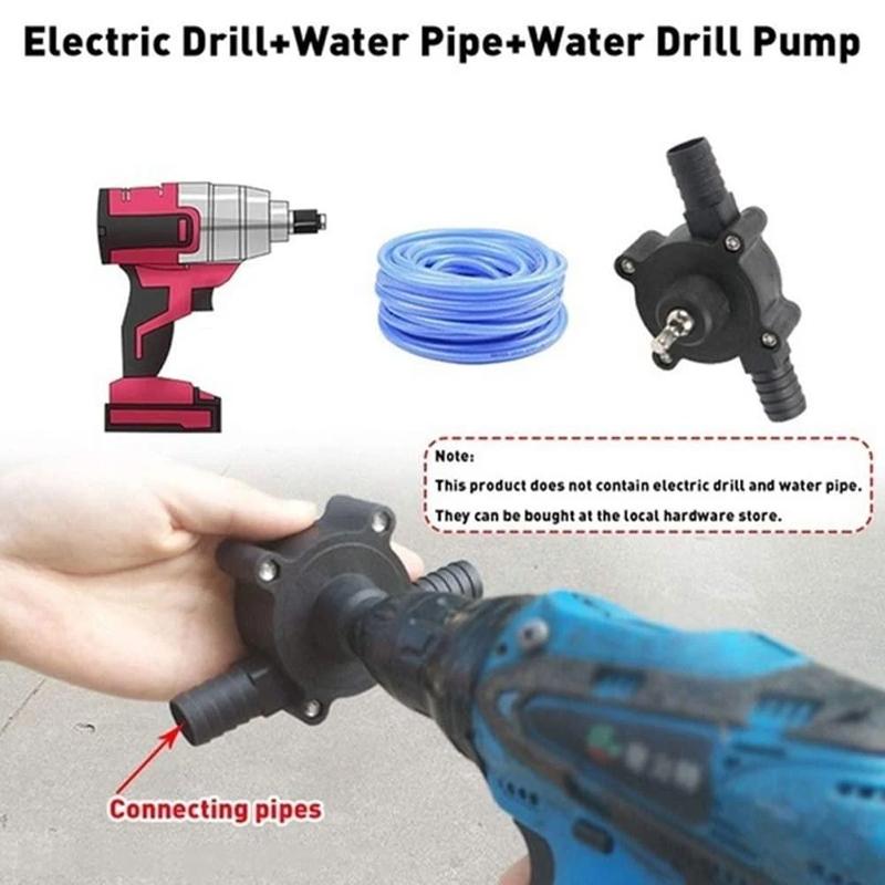 Hand Electric Drill Drive Self Priming Water Transfer Pump Garden & Patio power tools & Accessories