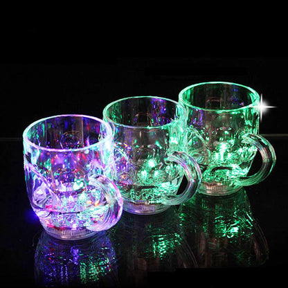 LED Flashing Glass Cups decoration Garden & Patio gifts