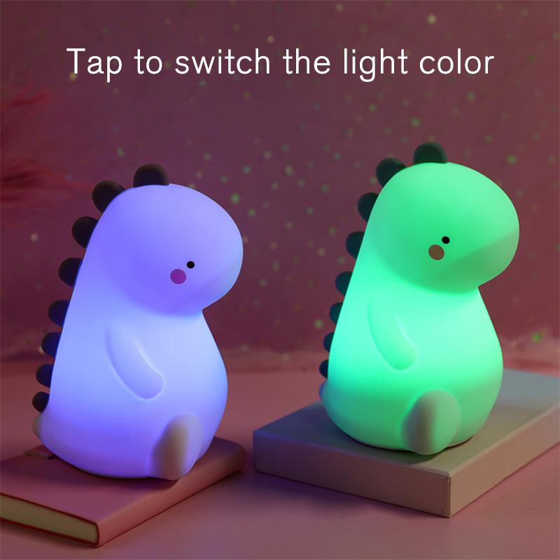 Rechargeable Dinosaur Night Light Bedding decoration