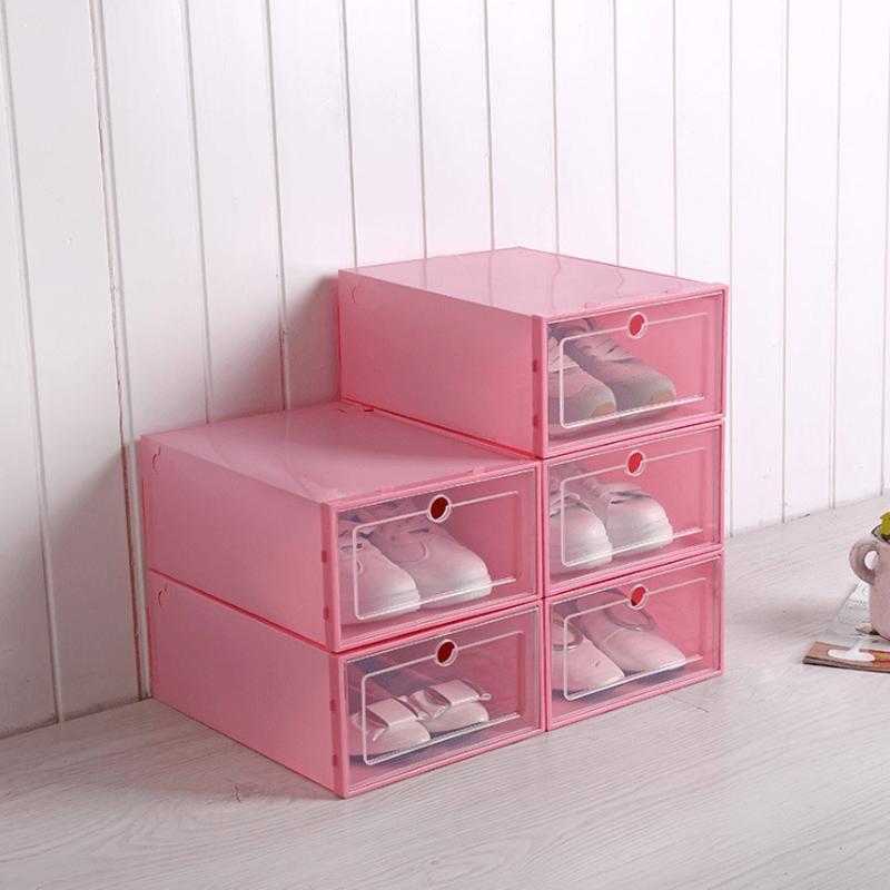 New Drawer Type Shoe Box PINK Bedding storage