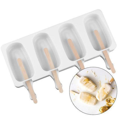 Silicone Easy Cream Mini Ice Cream Bar Mold Set kitchen Kitchen & Dining