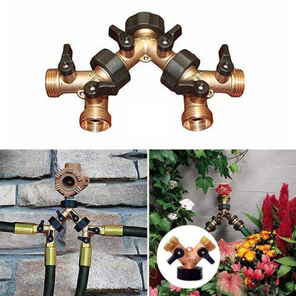 Garden Two-Way All Copper Ball Valve Garden & Patio hand tools