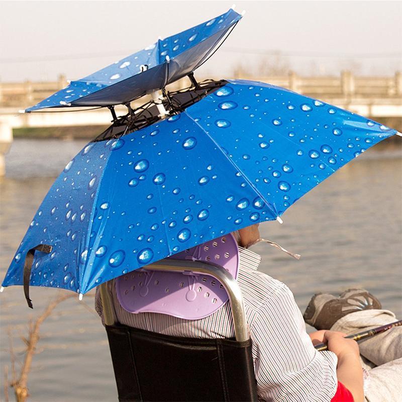 Head-Mounted Umbrella Hats gadgets Garden & Patio