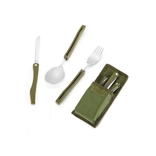 Camping Foldable Cutlery Set kitchen Kitchen & Dining