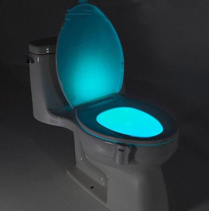 8-Color LED Sensor Motion-Activated Bathroom Toilet Light __label1:BOGO FREE Bath Clearance PriceCheck refund_fee:800 Warranty