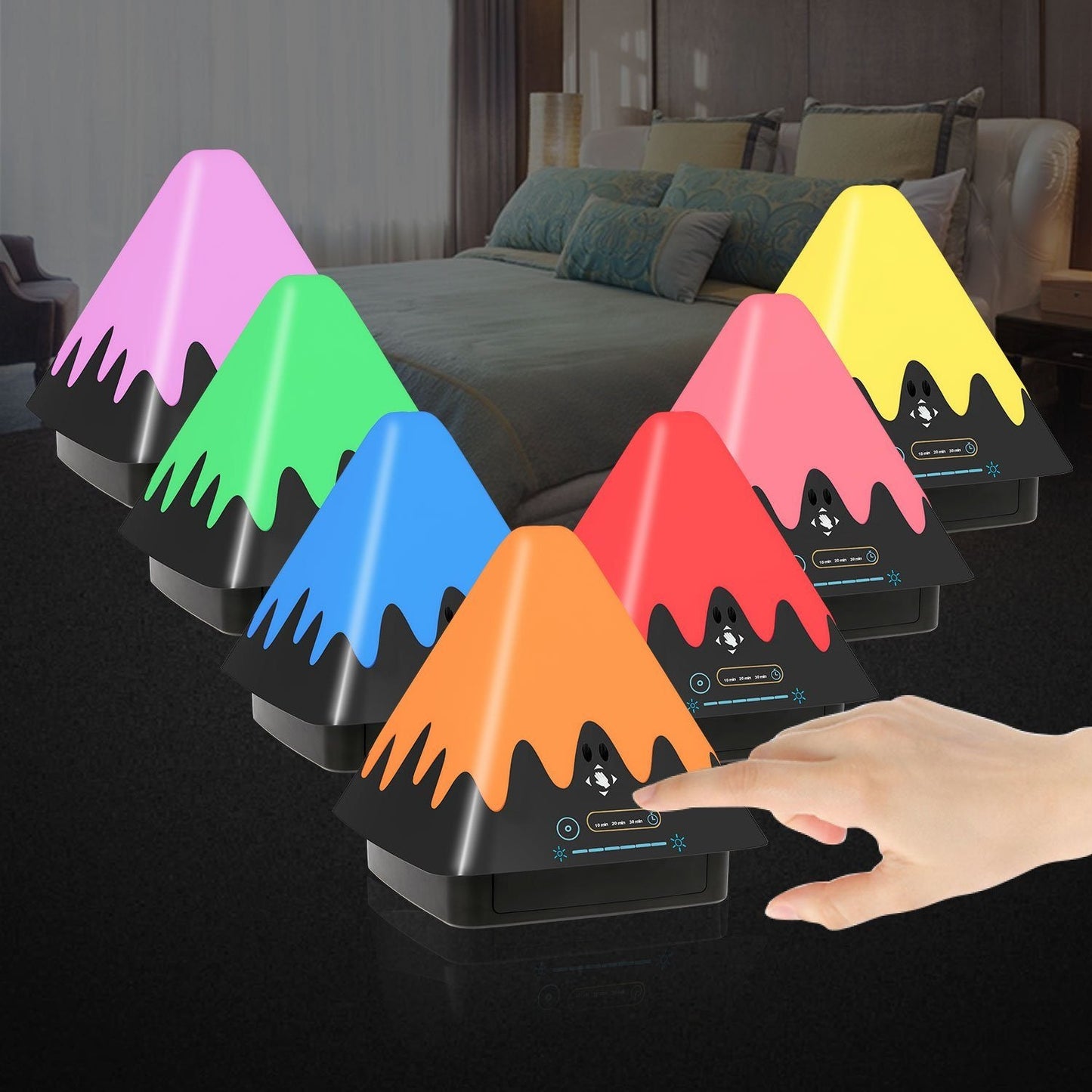 8-Color Touch Control Night Light Indoor Lighting refund_fee:1800 Warranty