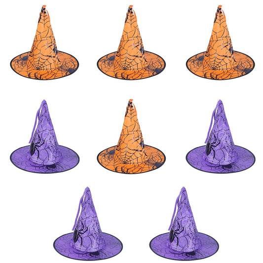 8-Pack: 13ft Witch Hat Hanging String LED Light __stock:50 Holiday Decor & Apparel Low stock refund_fee:1200 Warranty