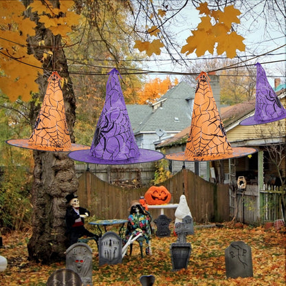 8-Pack: 13ft Witch Hat Hanging String LED Light __stock:50 Holiday Decor & Apparel Low stock refund_fee:1200 Warranty