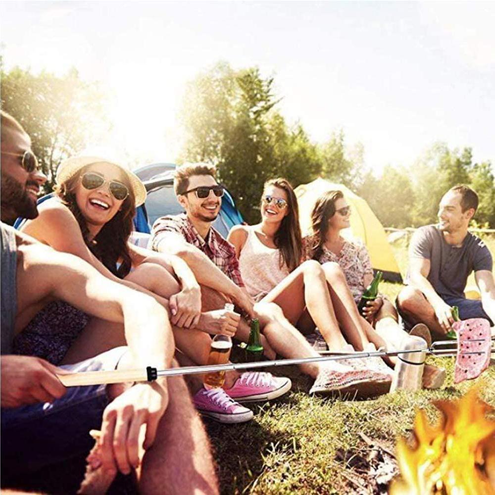 8-Piece Set: Marshmallow Roasting Sticks with Wooden Handle Garden & Patio refund_fee:1200