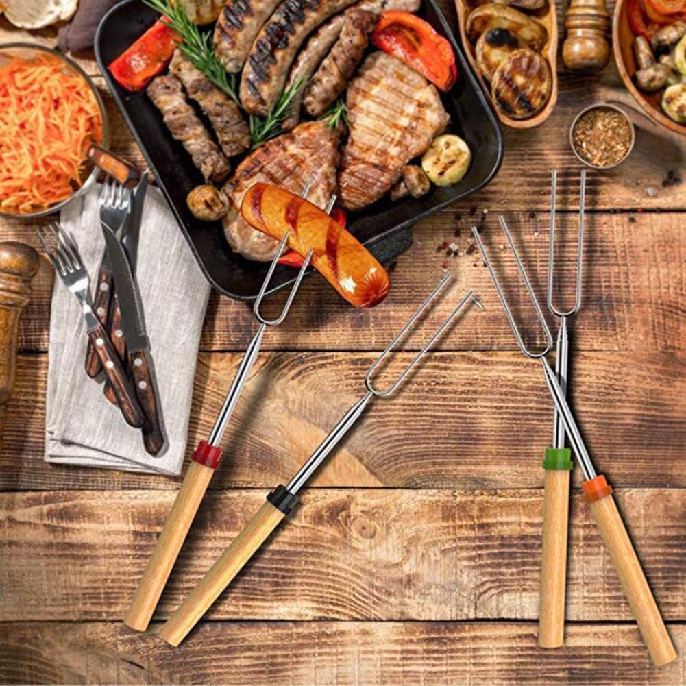 8-Piece Set: Marshmallow Roasting Sticks with Wooden Handle Garden & Patio refund_fee:1200