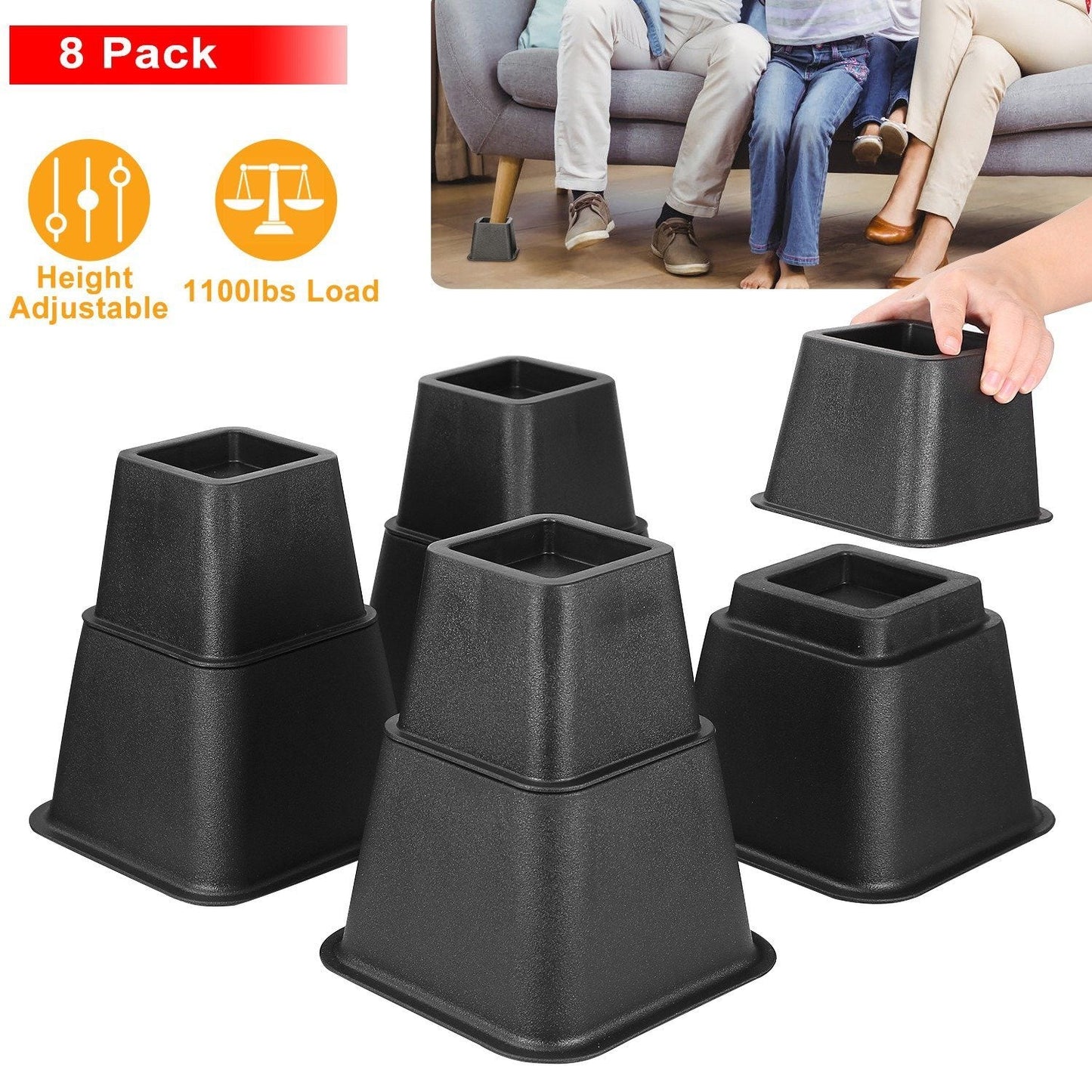 8-Pieces: Furniture Risers __stock:50 Home Improvement refund_fee:1200