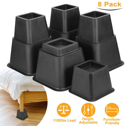 8-Pieces: Furniture Risers __stock:50 Home Improvement refund_fee:1200