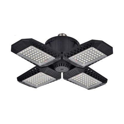 80W Deformable LED Garage Ceiling Lights with 4 Adjustable Panels Indoor Lighting refund_fee:1200 Warranty