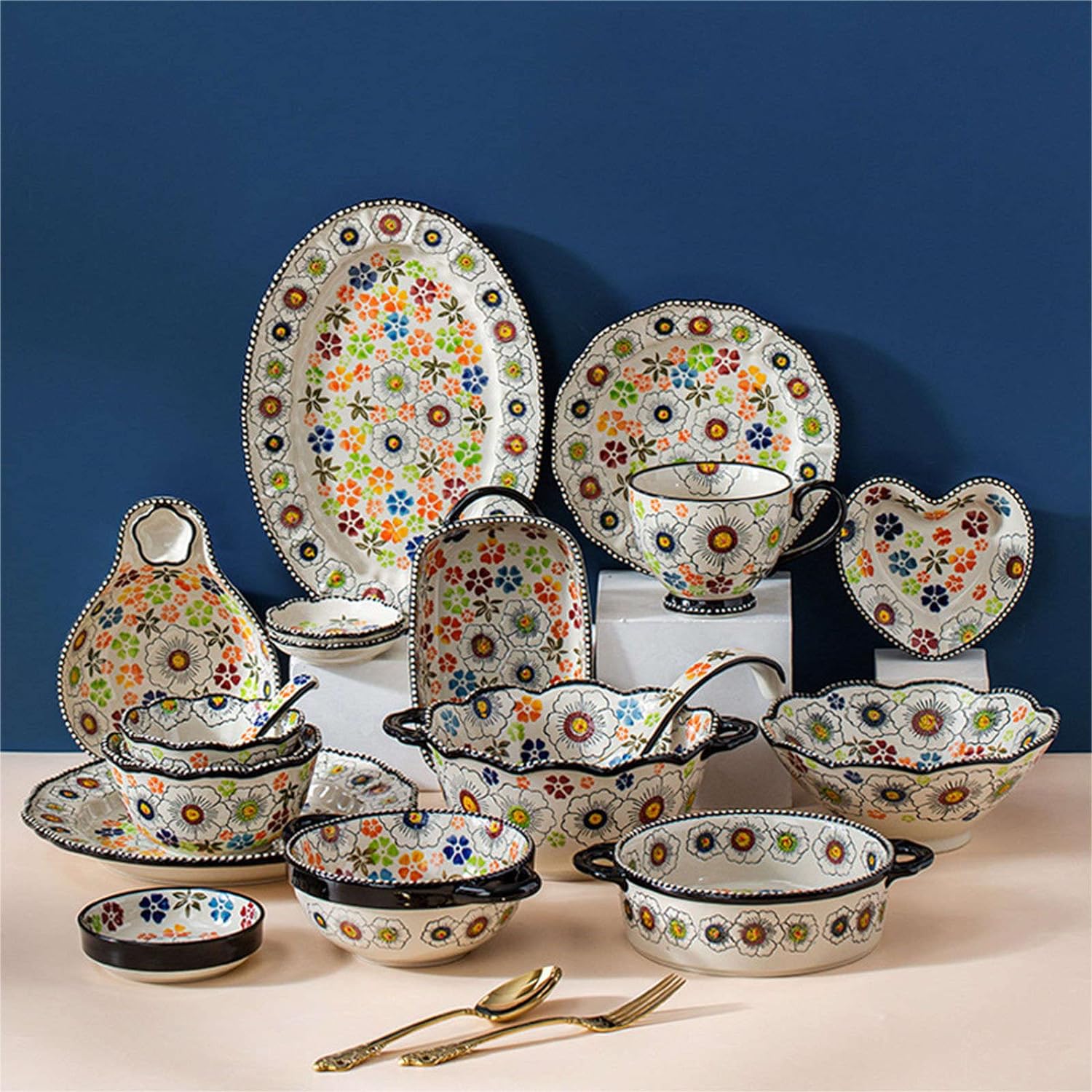 The Blooming of Oz Embossed Ceramic Bowls