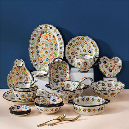 The Blooming of Oz Embossed Ceramic Bowls